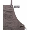 Miniatyrbild 5 av 8: oods Heavy Duty Vaxad Canvas Förkläde Grey Adjusts: M to XXL