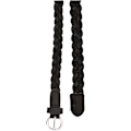 Miniatyrbillede 2 af 5: Kvinder Skinny Flettet Bælte Justerbar Spænde Flet Casual Black waist:2633