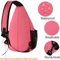 Pikkukuva 4 / 6: Sling-reppu, monikäyttöinen crossbody-olkalaukku, matkustus- ja vaelluspäiväreppu Live Coral