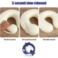 Miniatyrbilde 4 av 7: Pute Cartoon Dyre Nakkestøtte Pute 30 * 30cm Memory Foam Nakkepute U-formet Elastisk Barn Reisepute Bærbar U-formet Pude for E 30*30cm
