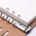 Miniatyrbillede 5 af 5: A5 Notebook 6 Huller PU Læder Cover Notebook, Løs Lomme Læder Genopfyldelig Notebook Binder Ringe Journal Hard Cover Dagbog Forretning (Brun)