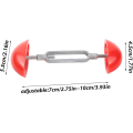 Miniatyrbilde 2 av 7: 2 stk skostrekkere for kvinner, justerbar skobreddeforlenger Shaper Expander Røde minis skotre for brede føtter