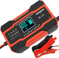 10 amp bilbatterilader, helautomatisk smart batterilader for 12 volt og 24 volt