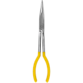 Miniatyrbild 1 av 7: Långräckviddiga nåltång, Långräckviddiga elektroniktänger, Raka tandade käftar, 11 tum / 280 mm Straight Nose Pliers