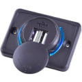 Miniatyrbillede 1 af 5: 3.1a Bil USB-oplader, Bil Dobbelt USB-stik Oplader Stik 12v LED-lys (1stk, Sort + Blå)
