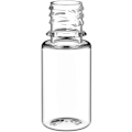 Miniatyrbild 4 av 8: V3 10ml PET Plast Enhörningsflaskor för vätskor - Tomma droppflaskor - 20x 10ml (Klar flaska med svart lock) Clear Bottle With Black Cap
