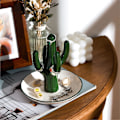Miniatyrbild 7 av 7: Grön Kaktus Ringhållare Smyckeskål för Örhängen Armband Halsband Organiserare, Presenter till Kvinnor Födelsedag Bröllop Förlovning, Kaktus G Four Leaf Cactus
