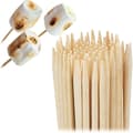 2-pack bambuspett – 100 stycken per förpackning, 35 cm långa – för grillning och marshmallows.