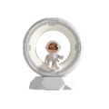 Miniatyrbillede 1 af 5: Astronaut rum natlampe, koldt og varmt lys genopladelig dæmpbar touch natlampe, velegnet til soveværelse sengebord stue skrivebord (hvid) White