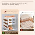 Miniatyrbilde 4 av 5: Egg Holder for Refrigerator for 30 Eggs - Automatic Rolling Egg Organizer for Refrigerator