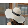 Miniatyrbillede 4 af 4: Kvinde Sammenfoldelig Floppy Bredskygget Solhat Sommer Strandhat UV UPF 50+ 03Style Beige