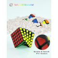 Miniatyrbilde 8 av 8: 5x5 Speed Cube, 5x5x5 Original Puzzle Cube Super-Holdbar Klistremerke med Levende Farger (5x5x5) 5x5x5 3x3x3