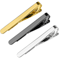 Miniatyrbillede 1 af 6: 3 stk. slips til slips, slipsenålssæt guld sølv sort slipsenålssæt til mænd klassiske slipsklemmer til mænd til daglig brug bryllupsdag forretningsfars dag gaver