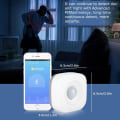Miniatyrbillede 2 af 8: arm System Trådløs WiFi Smart PIR Bevægelsessensor Detektor Kompatibel med TUYA/Smart Life App White