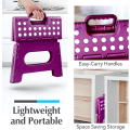 Miniatyrbilde 7 av 8: Sammenleggbar trinnkrakk - Den lette trinnkrakken er robust nok til å støtte voksne og trygg nok for barn. Åpnes enkelt med ett kast. Flott for Purple 9Inch  2PACK