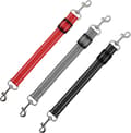 3 Pcs Dog Collar Safety Clips, Reflective Nylon Backup Collar, Adjustable Pet Dog Collar Connector, Double-Sided Backup
