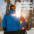 Pikkukuva 3 / 7: Balaclava-hiihtohuppu, UV-suoja miehille ja naisille, hiihtoon, lumilautailuun, moottoripyöräilyyn jne. Black One Size
