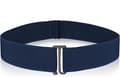 Usynlige bælter til kvinder, elastisk bælte til kvinder med justerbar elastisk bælte med fladt spænde, usynlige taljebælter til jeans, bukser, kjoler Dark Blue