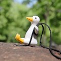 Pikkukuva 5 / 6: Heiluva Ankka Auton Ripustuskoriste Söpö Anime Tarvikkeet Ripustus Auton Sisustukseen Auton Taustapeilin Ripustin Autokoriste Tarvikkeet Along Neck Duck
