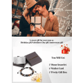 Miniatyrbillede 7 af 7: Herrearmbånd Gaver til Ham Tigers Eye Armbånd Personlig Triple Protection Perlearmbånd til Mænd Fars Dag Graduering Fødselsdagsgaver To My Man