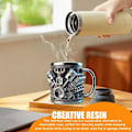 Miniatyrbilde 3 av 3: V8 motor rustfritt stål kopp V8 motor krus V8 motor rustfritt stål kopp personlig 3D motor kreativ V8 motor krus V8
