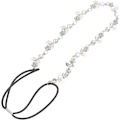 Miniatyrbild 7 av 8: Bling Bling Lyxig Kvinnor Flickor Strass Elastiskt Hårband Hårband Hårkläder Hårbåge Silver 1 count (Pack of 1)