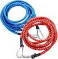 2-pack Universal Luggage Straps, Luggage Strap with Carabiner, Elastic Luggage Straps