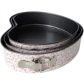 Miniatyrbilde 1 av 3: Sett med 3 Non-stick hjerteform Springform Pannon-stick ostekake hjerteformet kakeformer Diy hjerte bakeformer