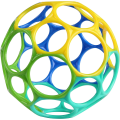 Miniatyrbilde 1 av 4: Oball Easy Grasp Shaker Rattle BPA-fri leketøy for spedbarn Blue, Green, Yellow