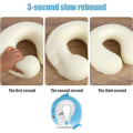 Miniatyrbilde 4 av 7: Pute Cartoon Dyre Nakkestøtte Pute 30 * 30cm Memory Foam Nakkepute U-formet Elasticitet Barn Reisepute Bærbar U-formet Pude for G 30*30cm