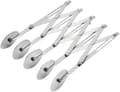 Stainless Steel Dough Divider, Expandable, 5 Wheels, Bread Cutter, Portable Dough Divider, Kitchen Accessory