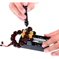 Miniatyrbild 3 av 5: Handborrverktygssats Inkluderar stiftchuck handborr med miniatyrborr mikro mini twist borrbit och bänkstäd för hantverksskärande harts nyckelring smyckestillverkning