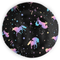 Pikkukuva 4 / 5: EN Auringonhattu Muoti Aurinkolippalakki Pakattava Ulkoilukalastajan Hattu Naisille Ja Miehille Unicorn and Star Silhouettes Pattern One Size
