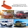 Pikkukuva 7 / 8: r Step, Ajoneuvon kynnysaskelmat Taita kattoteline Universaali Auto Latch Hook U-muotoinen poljin turvavasaralla Kumityyny useimmille SUV, RV, Truc Orange