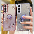 Miniatyrbilde 5 av 5: Etui til Samsung Galaxy S23 - 360 Ring Stand - Silikon - Etui Gradient Blå