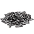 Miniatyrbilde 2 av 5: 100 stk 10 tenner parykkspenne i rustfritt stål DIY hårspenne spenneklips for hårføyerkaffe