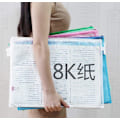Miniatyrbillede 6 af 6: er File Zipper Bags Plastic Wallets Folder Extra Thick (A3-5PCS) A35PCS