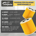 Pikkukuva 5 / 6: 2 kpl suodatinpatruunaa Kärcher Premium WD3 WD2 MV2 MV3 WD 3P, WD 3.200, WD 3.500 P, SE 4001, SE 4002, A2054, A2004, A2254, A2604, imuri WD2