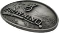Jakt Bältesspänne Western Cowboy Bältesspänne Herrgåva (Silver)