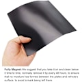 Miniatyrbillede 3 af 7: Fuldt magnetiske billån L-plader Rød L-plade 2-pak til bil Magnetisk ekstra tyk stærk elevplader, ingen smeltning Ingen blæsning af let at flytte uden Sc Red 1.3mm thickness