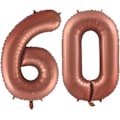 Pikkukuva 1 / 7: Numeropallon, värikkäät helium-numeropallon syntymäpäiväpalloihin, itse täyttyvät numeropallon, foliopallon syntymäpäiväjuhliin, uuden vuoden koristeluun Choc #60 Large