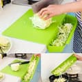 Non-slip Removable Cutting Board and Food Container, Kitchen Board, 2-in-1 Cutting Board, Removable Sticky Board, Kitchen Utensils