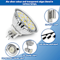 Miniatyrbilde 7 av 7: 10 stk 5W GU5.3 LED-pærer, MR16 LED-pærer Kald hvit 6000K, 450lm Lyse energisparende pærer Eqv. 45W halogen spotlight Cool White 10 Count (Pack of 1)