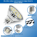Miniatyrbilde 7 av 7: 6X MR16 LED-pærer, kaldt hvitt, 5W GU5.3 LED-lyspærer erstatter 45W halogen, 120° strålevinkel AC/DC 12V spotlightpærer, 2-pin energisparende lyspærer Cool White 6 Count (Pack of 1)
