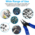 Miniatyrbild 7 av 8: 1 st Wire Cutter, Fjäderbelastade Sidoklippare Flush Cutters, Diagonal Cutters Precision Sidoklippare, Diagonal Tång i CRV-stål, Tungt #2 1PC #2 1PC