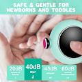Miniatyrbild 4 av 7: Elektrisk nagelklippare för bebis, 6 i 1 batteridriven nagelklippare manikyrset, elektrisk nagelklippare för bebis nagelklippare elektrisk trimning polering Green