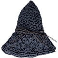 Miniatyrbild 4 av 7: Solhatt i halm för kvinnor, damer, hopfällbar, bredbrättad, med rosett, justerbar, strandhatt, elegant hinkhatt, UPF 50 UV-skydd, bekväm Dark Blue One Size