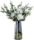 Ins Modern Glass Vase Crystal Grey Glass Vase