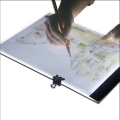 Miniatyrbilde 2 av 5: A4 LED-tegnebrett - Lysbord / Lysplate - Bærbar hvit