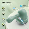 Miniatyrbild 7 av 8: Tyg Rakapparat, Bärbar Ludd Remover med 2 Utbytbara Blad, USB Laddningsbar Fluff Remover Bobble Remover för Kläder Tyg, Blå Mldmquk08312